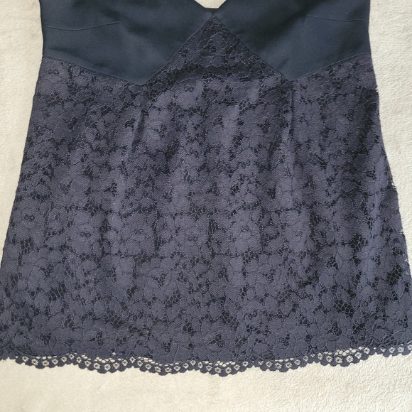 Club Monaco black lace babydoll top size 6 - Picture 5 of 13